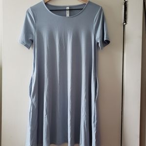 Baby blue tunic top/dress
